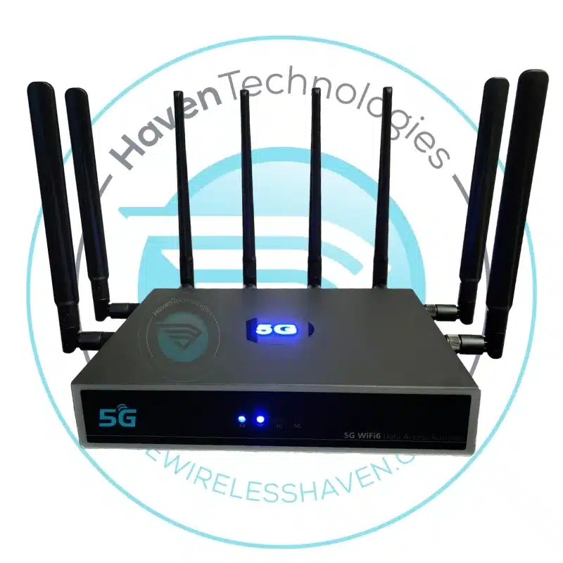 WiFiX NEXPRO 5G Gigabit Wireless Internet WiFi6 Router with Quectel RM520N-GL 5G Wireless Internet Modem (x62 Qualcomm based)