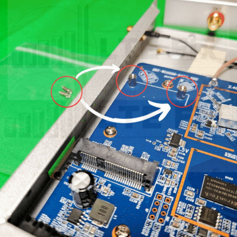 WG3526 Modem Screw Pillars