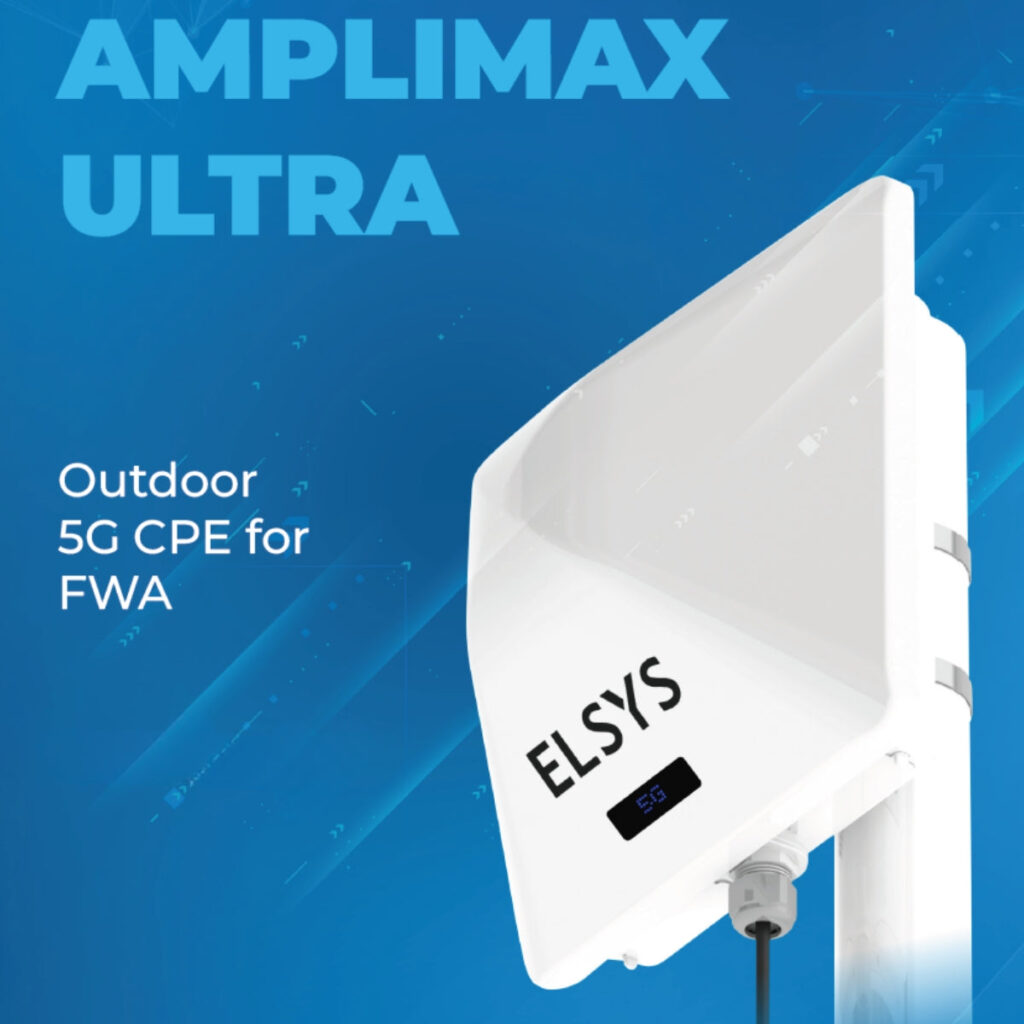 Elsys Amplimax Ultra 5G Outdoor CPE Elsys Amplimax Ultra 5G Outdoor CPE